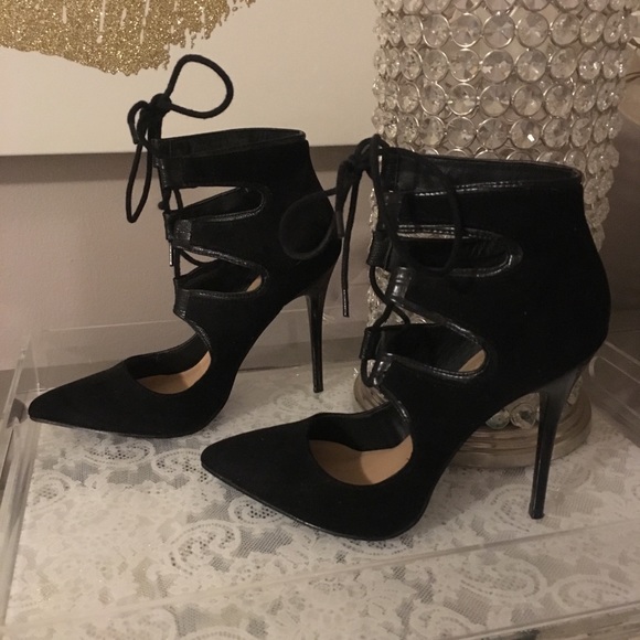 Shoe Dazzle Shoes - 🍁Lace up booties